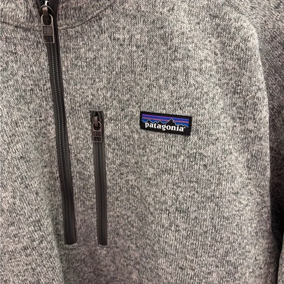 Patagonia Mens XXL Better Sweater 1/4 Zip Fleece Pullover Jacket warm gray coat - Picture 4 of 7